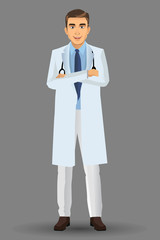 Medical Doctor Clinic Hospital Staff, Vector illustration