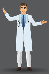 Medical Doctor Clinic Hospital Staff, Vector illustration