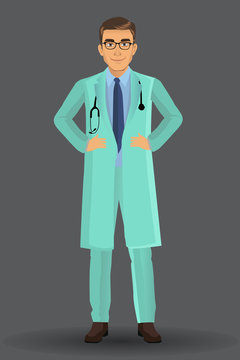 Surgeon or Specialist Doctors, Vector illustration
