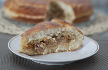 пирог с капустой