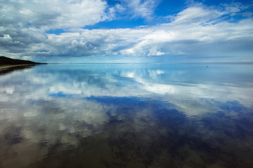 Gulf of Riga coast near Engure, Latvia.