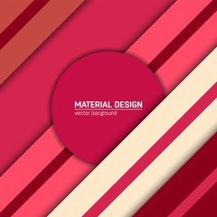 Vector material design background. Abstract creative concept layout template. For web and mobile app, paper art illustration design. style blank, poster, booklet. Motion wallpaper element. Flat ui