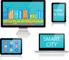 internet of things and smart city on multiple devices