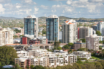 Scenic view of Brisbane. Cityscape