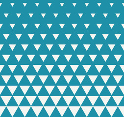 Fototapeta premium Abstract geometric blue graphic design print triangle halftone pattern