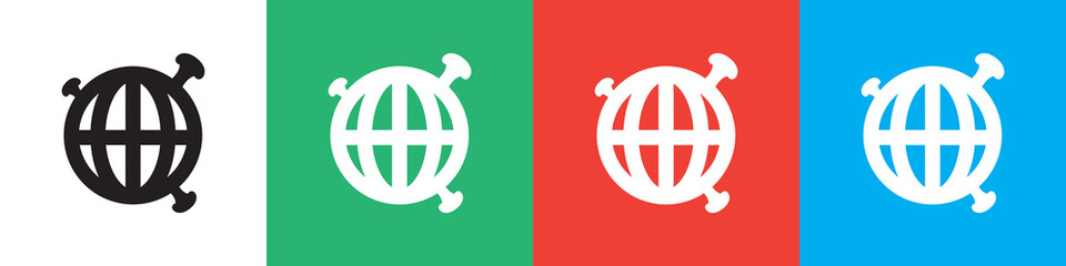 globe icon illustration