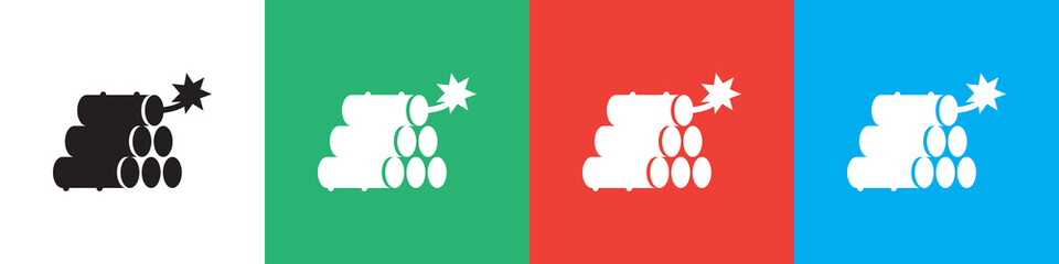 dynamite icon illustration