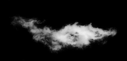 clouds on black background