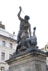 Obraz premium Brama Zamku Praskiego w Pradze