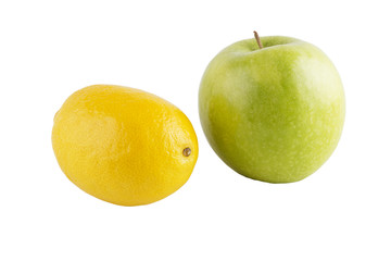 Lemon and apple
