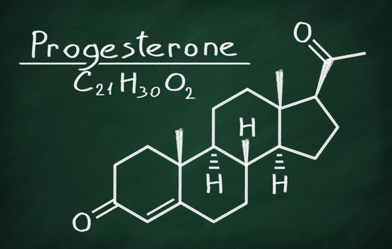 Structural model of Progesterone