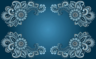 Abstract floral background.Vector