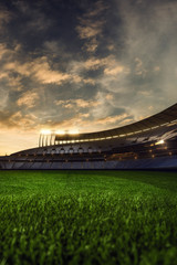 3d render emptry stadium evening © A ST