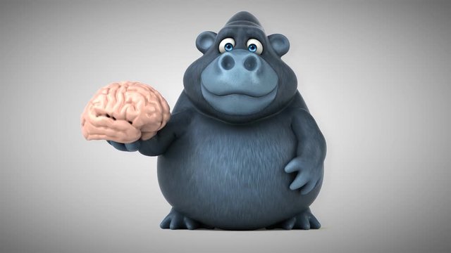 Fun gorilla - 3D Animation