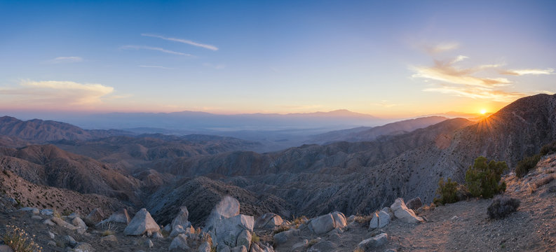 Keys View And Overlook At Joshua Tree National Park 