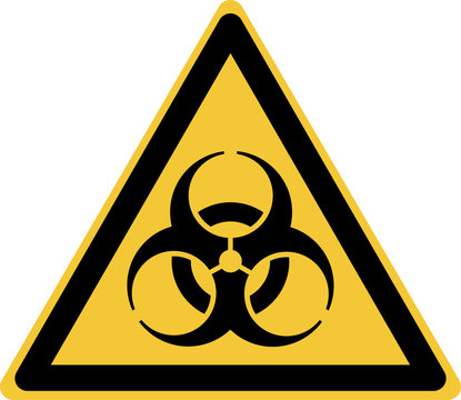 ISO 7010 W009 Warning; Biological hazard