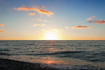 Rhodes, coucher de soleil