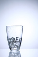 glass of ice