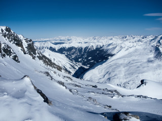 Fototapeta na wymiar Wintereindrücke in den Alpen