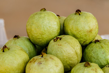 Guava for sale in market,Thailand
