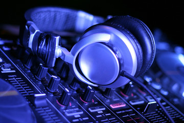 Headphone and DJ control gear