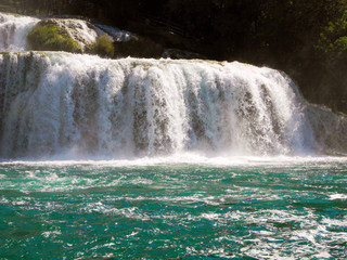 Fototapeta na wymiar Waterfall Skradinski buk