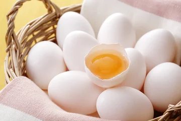 Keuken spatwand met foto たまご　Eggs © Nishihama