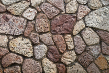 Texture of wall made of stones