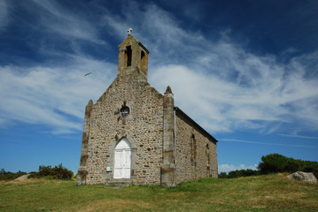 Fototapeta premium Chapelle Chausey, îles Chausey