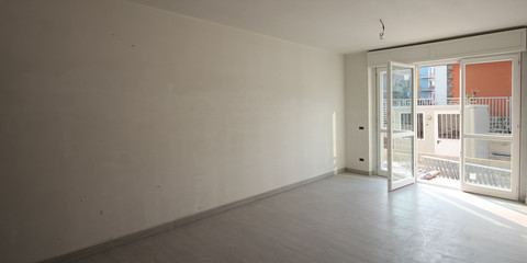 New apartment construction site