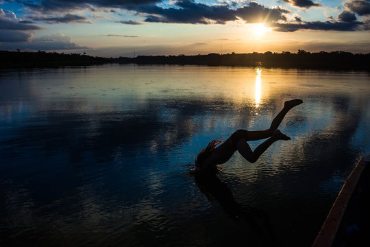 Nailed in the lagoon Limoncocha