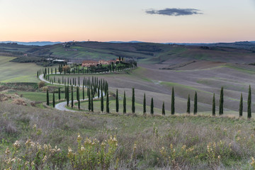 Tramonto val d'Orcia