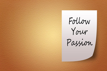 white paper bearing the words brown textured background