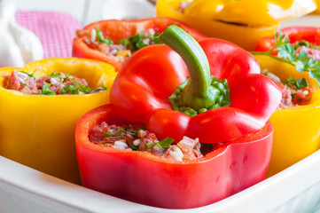 Stuffed bell peppers
