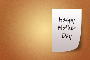 white paper bearing the words brown textured background