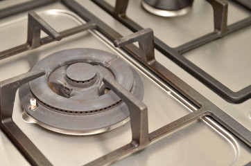 Close up image of the gas stove