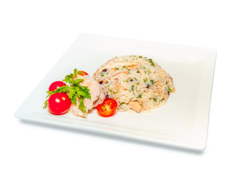 Rice with chicken - Turkish cuisine