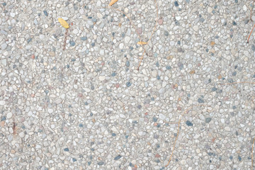 Close up Abstract small stone concrete cement floor texture background
