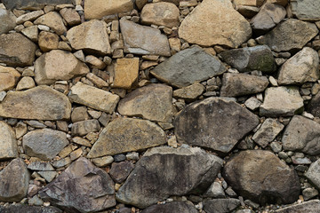 Rock stone wall texture