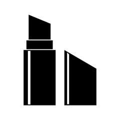 lipstick makeup related icon image vector illustration design 