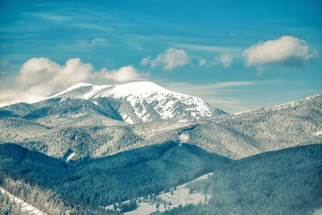 Fototapeta na wymiar Carpathian mountains nature vacation mountain
