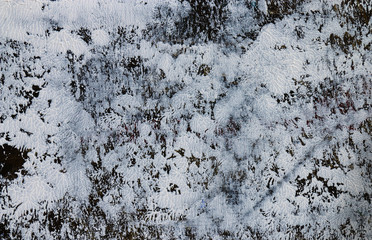 Fototapeta premium Snowflake effect. Acrylic on canvas. Abstract art background.