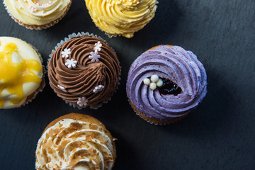 Cupcakes desert cream