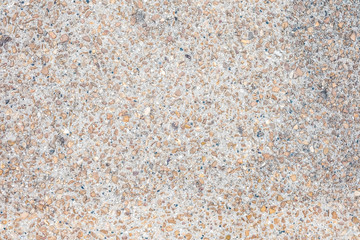 Close up Abstract small stone concrete cement floor texture background