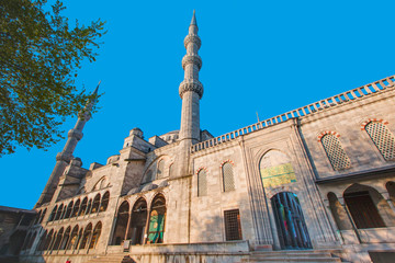 Fototapeta na wymiar The Blue Mosque, (Sultanahmet Camii), Istanbul, Turkey