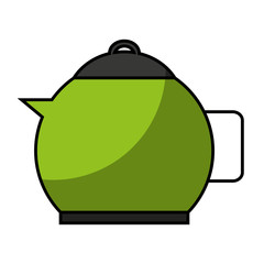 kitchen teapot isolated icon vector illustration design