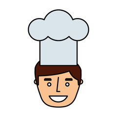 chef avatar character icon vector illustration design