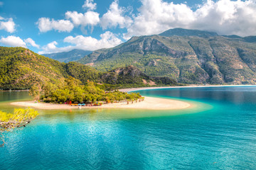 Oludeniz is one of the most famous beach in Turkey