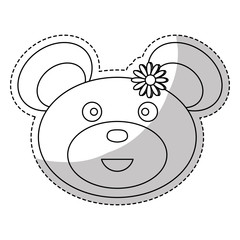 teddy bear icon image vector illustration design 