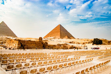 Giza Pyramids View